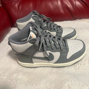Nike Gray and White High-Tops